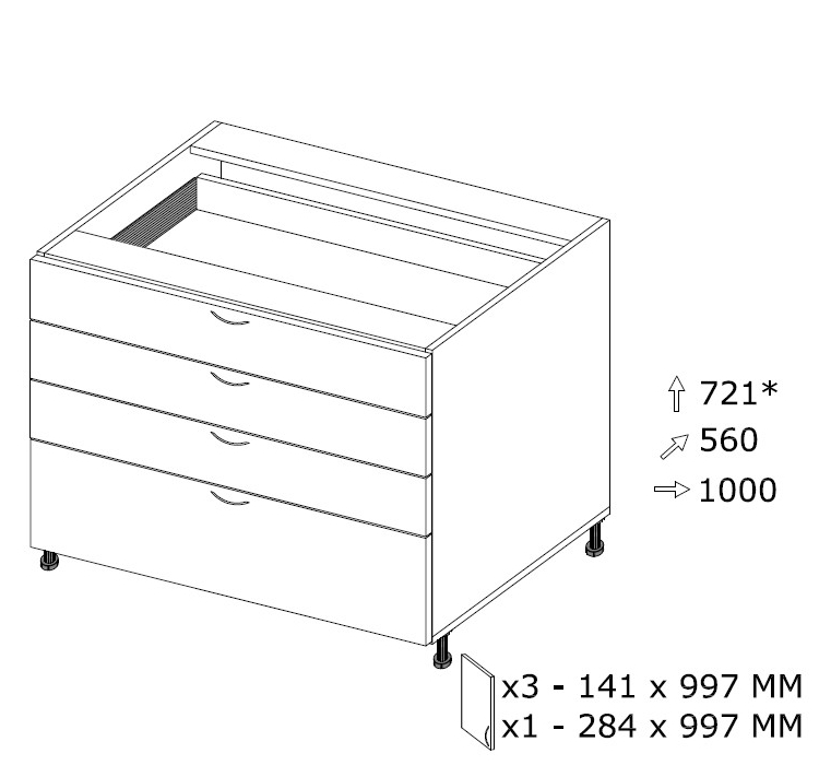 Alakaappi SSZ 10/3 +1 MX L 1000 x K 721 Alakaappi SSZ 10/3 +1 MX L 1000 x K 721